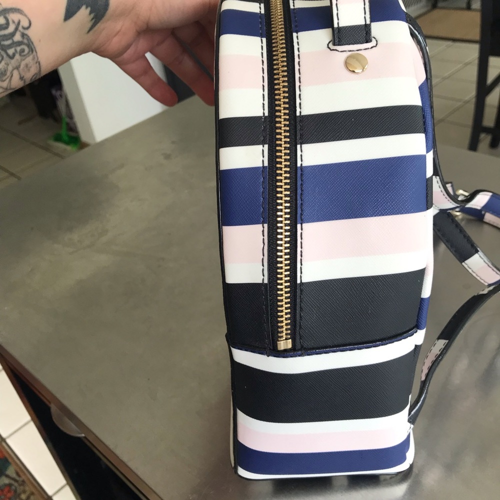 Kate Spade Striped Mini Backpack